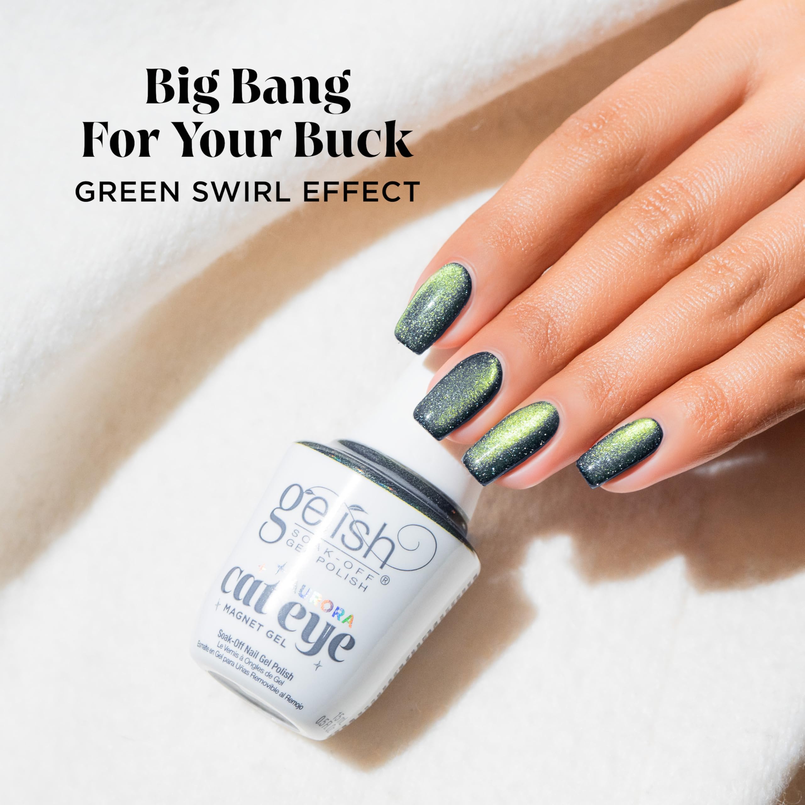 Amazon.com: Gelish Aurora Cat Eye Effect Magnet Gel Polish